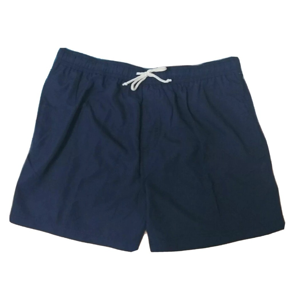 George Swim Trunks Men's XL Beachwear Navy Blue Athleisure Surf Casual Shorts